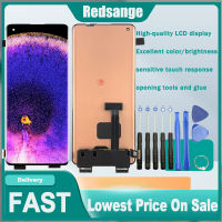 Redsange 6.55นิ้ว AMOLED เดิมสำหรับออปโป้ไฟนด์ X5 PFFM10 CPH2307ชิ้นส่วนจอสัมผัสแอลซีดีของเครื่องแปลงดิจิทัลหน้าจอ LCD อะไหล่สำหรับออปโป้ไฟนด์ X5การแสดงหน้าจอ