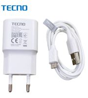 ชุดชาร์จ  Micro USB หัวชาร์จพร้อมสายชาร์จ มือถือ ยี่ห้อ Tecno ของแท้ 5V2A ใช้ได้กับมือถือทุกรุ่น ของแท้ศูนย์ Tecno รองรับ Micro USB เช่น Pop4Lite Pop4 Pop5  SPARK 5Air SPARK 6Air SPARK6Go และอีกหลายรุ่น.