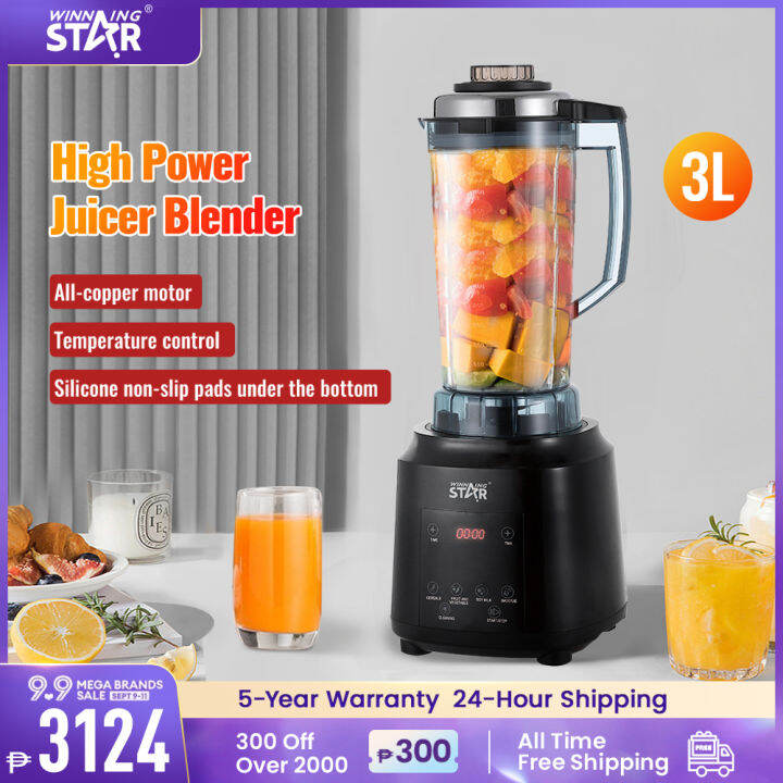 WinningStar 3L High Power Blender Heavy Duty Best for Baby Food Shakes