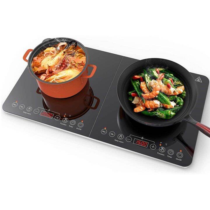 Double Electic Induction Hob, Aobosi FSIRC111, Portable Hob With 10