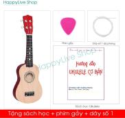 Đàn Ukulele Soprano Gỗ- Tặng sách học + phím gảy + dây dự phòng