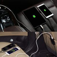 ✨USB Car Charger HUB Adapter✨ ที่ชาร์จในรถ พร้อมสายต่อ 6 ฟุต 4 ใน 1 ชาร์จโทรศัพท์มือถือสมาร์ทชาร์จแล็ปท็อป