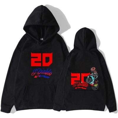 El Diablo 20 Hoodie Fabio Quartararo Sweatshirt Vintage Clothes Hip Hop Tracksuit Unisex Long Sleeve Streetwear Men Size XS-4XL
