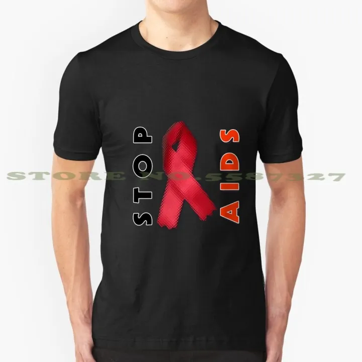 Stop Aids Fashion Vintage Tshirt T Shirts Hiv Aids Hiv Aids Prevention ...