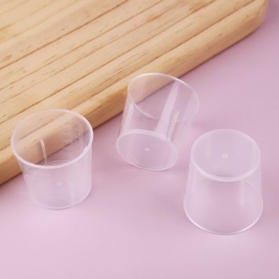 ♈✐ 20pcs 30ml Clear Plastic Liquid Measuring Cup for Baking Beaker Liquid Measure Laboratory Test Cylinder With Scales Tools