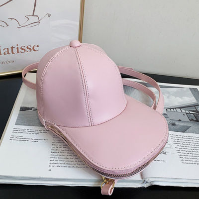 Fun Baseball Hat Bag Small PU Leather Crossbody Shoulder Bags For Women  Beautiful Fashion Ladies Travel Handbags And Purses