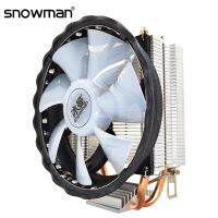 【LZ】♚  Boneco de neve 2 tubos calor cpu cooler rgb 120mm pwm 4pin i5 pc silencioso para intel lga 1700 2011 775 1150 1151 amd am4 am3 cpu ventilador de refrigeração