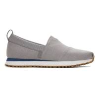 TOMS รองเท้าลำลองผู้ชาย สลิปออน รุ่น Alpargata Resident 2.0 Drizzle Grey Heritage Canvas (CB) รองเท้าลิขสิทธิ์แท้