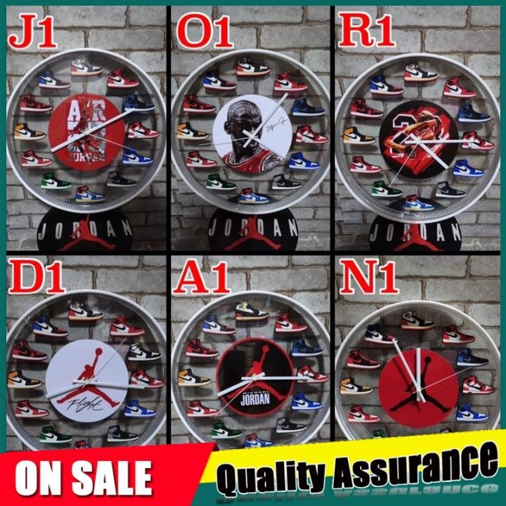 Customized Jordan Wall Clock Lazada PH