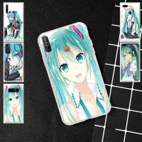 131GT Hatsune Miku โปร่งใส อ่อนนุ่ม เคสโทรศัพท์ หรับ Realme Narzo C12 C17 C35 C25Y C30S C25S 7I C15 C21Y C11 C20A 8S C1 C2 C3 C55 C20 8 C21 C25