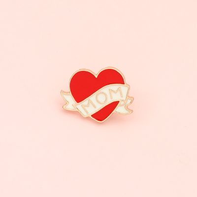 【CW】 Enamel Pin Mom Custom Brooch Jewelry Pins Metal Collar Women  39;S Brooches for Badges Briefcase Accessories Gifts