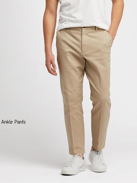 WOMENS SMART ANKLE PANTS CHECK  UNIQLO MY