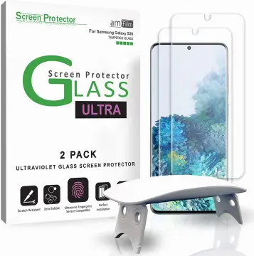 2 Pack amFilm OneTouch Samsung Galaxy S22 5G Tempered Glass Screen Protector  