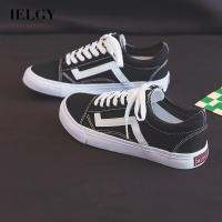 IELGY  Classic Retro Canvas Shoes Women S Lattice Lace