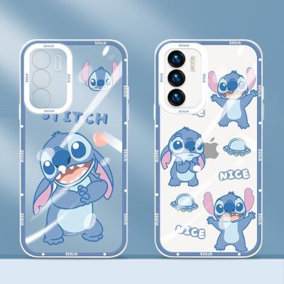 23New Disney Cartoon Stitch Transparent Soft Silicone Phone Case For Xiaomi Redmi Note 11 11S 10 10S 9S 9 Pro Max 8 7 6 5 10C 9A 9C 8A