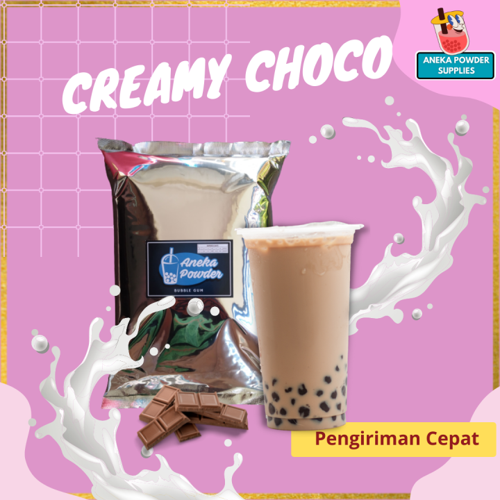 PLAIN Bubuk Minuman Rasa Creamy Choco 1kg / Serbuk Powder Minuman Untuk ...