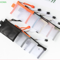 ?【Lowest price】HOMA MINI transparent NYLON Mesh Card BAG Credit ID Card Organizer กระเป๋าใส่เหรียญแบบพกพาลิปสติกหูฟังข้อมูล line Key Storage BAG