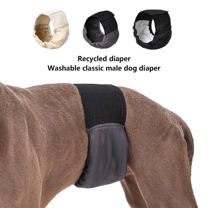 Male Dog Belly Bands Male Dog Pee Pants High Absorbing Dog Diapers For ...