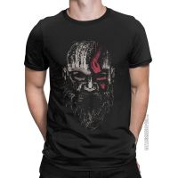 Creative Warrior Kratos T-shirts For Men O Neck 100% Cotton T Shirts God Of War Classic Short Sleeve Tees Graphic Printed Tops XS-6XL
