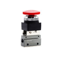 Mechanical Air Valve MOV-03 Hand Manual Valves 2 Position 3 Way 1/8 Thread Pneumatic Air Control Valve 1Pc