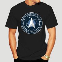 สหรัฐอเมริกา Space Force T เสื้อ100% ฝ้าย EU ขนาด Breathable คุณภาพสูงแขนสั้นคอกลมแขนสั้น Tee Tops 2720X