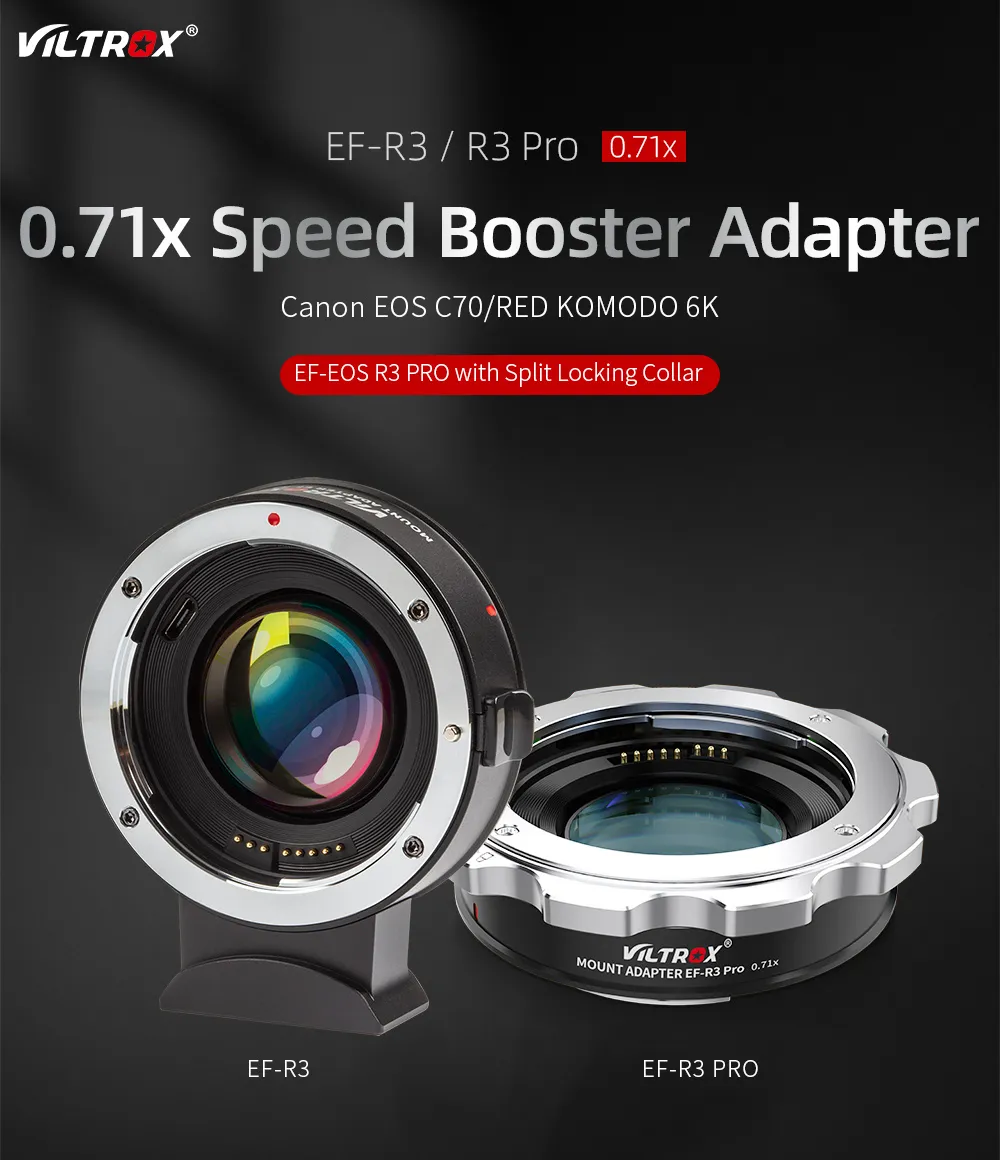 VILTROX EF-R3 pro 0.71X スピードブースター - レンズ(単焦点)