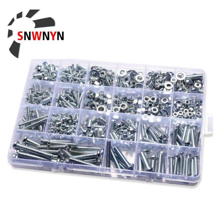 1Box/Set M6 Nut And Bolt Stainless Steel DIY Bolts M3 M4 M5 Nuts Screw