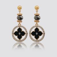 【YF】♘❁✇  New Arrival Luxury Enamel Earrings Rhinestone Delicate Korean Fashion Jewelry 2022 A074