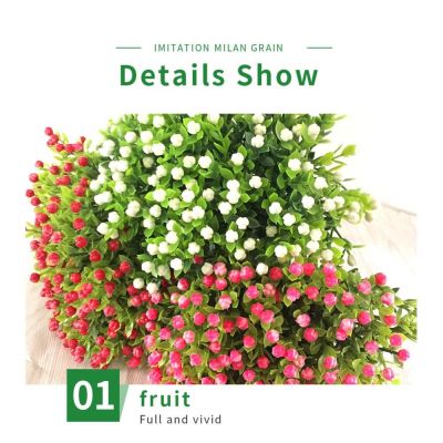 【YF】◐  Fake Artificial Flowers Outdoor for Decoration UV Resistant No Fade Faux Plastic Garden Porch Window Office TableTH