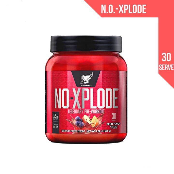 BSN N.O. Xplode PreWorkout, 30 servings 1.22 lbs [NO Xplode, Pre Workout] Lazada