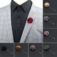 ผู้ชายทำด้วยมือเข็มกลัดดอกไม้เข็มกลัด Pin เสื้อ Corsage Collar Lapel Pin งานแต่งงาน Boutonniere เครื่องประดับเสื้อผ้าอุปกรณ์เสริม