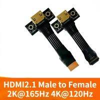 [LUNA electronic accessories] HDMI2.1สายต่อขยายในตัวชนิดหุ้ม HD-V2.1ริบบิ้นแบน2K/165Hz 4K/120Hz Hdhdr ตัวขยายวิดีโอสำหรับ HDTV