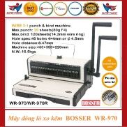 Máy đóng lò xo kẽm 34 lổ BOSSER WR-970