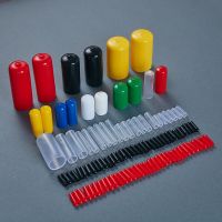 Silicone Ring Sealing Cap Rubber End Caps Stopper Threaded Sheath Plug Soft Smart Cover Plugs Holes Washer Sleeve Round Tube Pipe Fittings Accessories