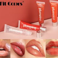 8 Colors Moisturizing Gloss Plumping Lip Gloss Lip Plumper Makeup Glitter Nutritious Liquid Lipstick Mineral Oil Clear Lip Gloss