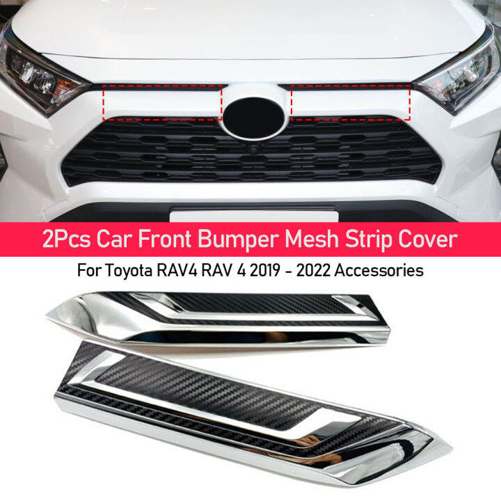 for-toyota-rav4-rav-4-limitedlexlehybrid-2019-2020-2021-front-upper-grille-grill-molding-trim-sticker-accessories-car-styling