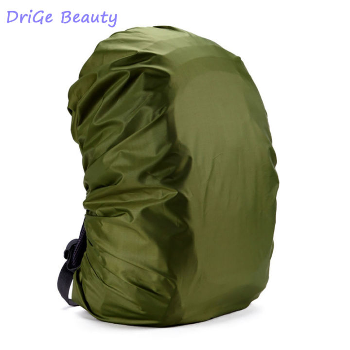 drige-beauty-25-80l-กระเป๋าเป้สะพายหลังฝนปก3ชั้นกันน้ำหัวเข็มขัดปรับได้ทนต่อการฉีกขาดฝาครอบกระเป๋าปีนหน้าผากลางแจ้ง