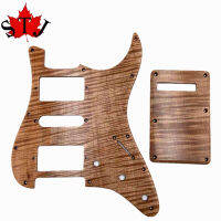 จีนเมเปิ้ลไม้ STRAT กีตาร์ HSH Pickguard และกลับ Caver แผ่นรองหลัง