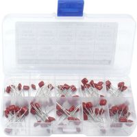 100pcs/lot 10nF 470nF Metallized Polyester Film Capacitors Assortment Kit High precision and stability samples CBB capacitor set