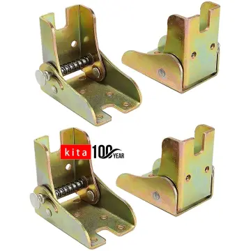 4Pcs 90 Degree Self-Locking Folding Hinge Lock Table Legs Chair