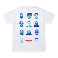 ใหม่ Brockhampton All-American Boyband เสื้อยืดผู้ชายขิง Face พิมพ์เสื้อ Harajuku Tee สีสันตลก T เสื้อผ้าฝ้าย top