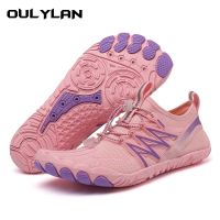 OULYLAN Water Shoes Men Aqua Swimming Shoes Barefoot Breathable Hiking Wading Beach Outdoor Upstream Diving Sneakers Women