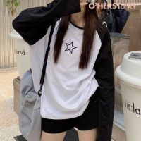 พร้อมส่ง เสื้อยืดเเขนยาว สวยๆน่ารักมาเเล้วจ้า ผ้าฝ้าย เนื้อผ้านุ่มๆ ใส่สบาย