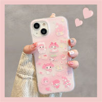 เคสโทรศัพท์มือถือการ์ตูนน่ารักเพลงของฉันสำหรับ iPhone 14 Pro Max 13 Pro Max ฝาหลังซิลิโคนแบบนิ่มสำหรับ iPhone 12 Pro Max 11ด้านหลัง