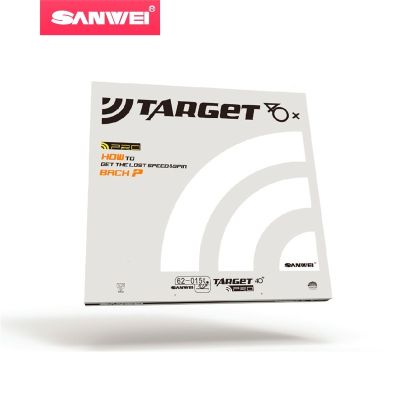 Sanwei TARGET Europe 40 (National 40 ) FX ยางปิงปองสำหรับลูกพลาสติกพร้อมยางปิงปองฟองน้ำ