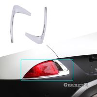 Car Eyebrow Rear Back Fog Light Lamp Frame Stick ABS Chrome Cover Trim Panel Frame For Renault Kadjar 2016 2017 2018 2019 2020