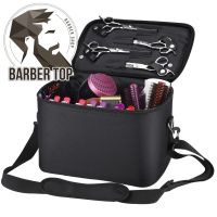 〖Margot decoration〗 Barber Tools Storage Bag Large Capacity Hairdressing Tool Suitcase Professional Salon Pouch Travel Organizer Supplies