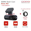 [DDPai Malaysia] Dash Cam Mola N3 1600P HD GPS Vehicle Drive Auto Video DVR Android Wifi Smart Connect Car Camera Recorder. 
