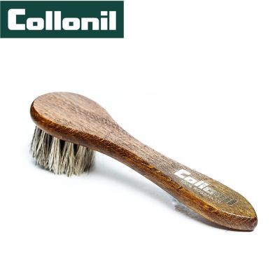 genuine ✫Collonil Application Brush แปรงขนม้าหัวกลม ใช้นวดหนังกระเป๋า หรือใช้คู่กับครีมหรือโฟมในการทำความสะอาด♧