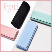 PETIHAIR เรโทร สร้างสรรค์และสร้างสรรค์ ป้องกันแรงกด หนังพียู เคสลายแว่นตา กล่องใส่แว่นตา กล่องเก็บของสำหรับเก็บ กล่องป้องกันสำหรับป้องกัน